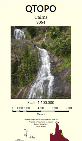 Cairns 1-100,000 Topographic Map - Image 2
