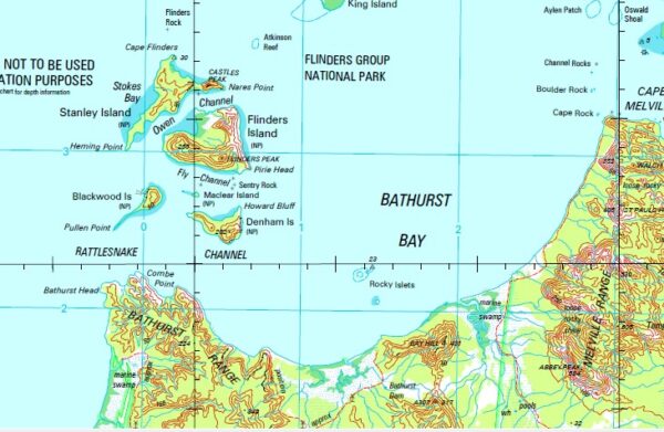 Cape Melville 1-250,000 Topographic Map