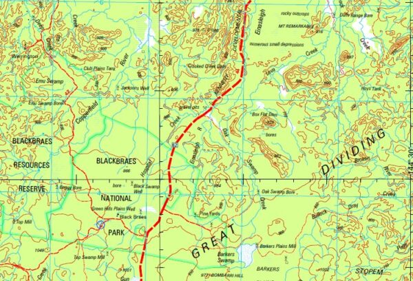 Clarke River 1-250,000 Topographic Map