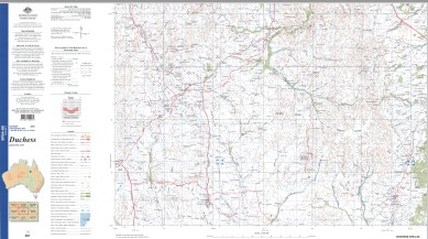 Duchess 1-250,000 Topographic Map - Image 2