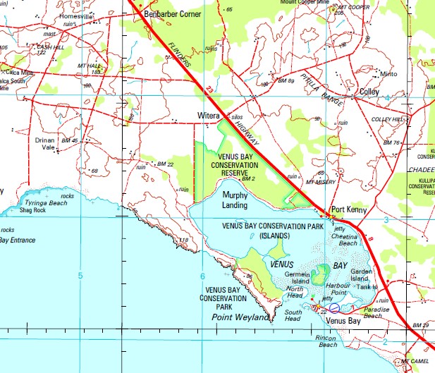 Elliston 1250,000 Topographic Map Maps, Books & Travel Guides