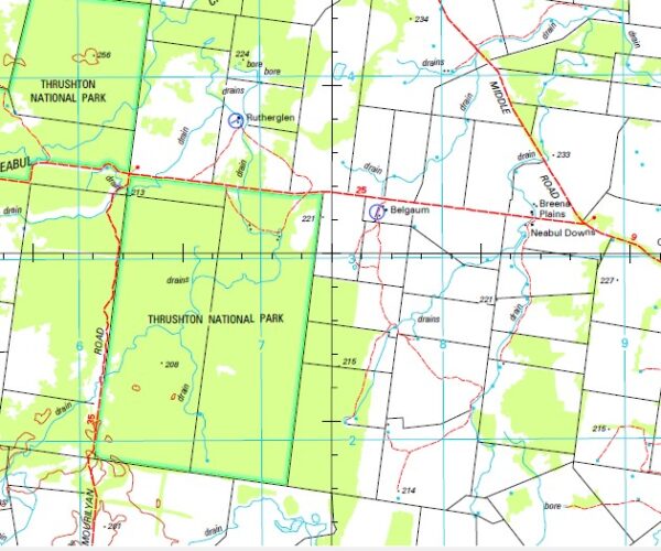 Homeboin 1-250,000 Topographic Map - Image 2
