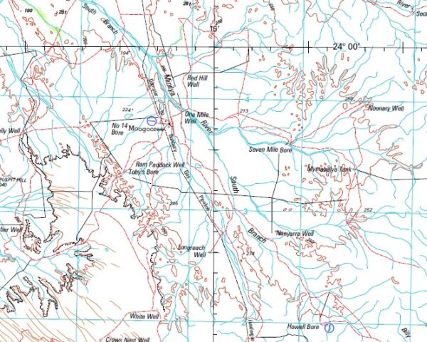 Kennedy Range 1-250,000 Topographic Map