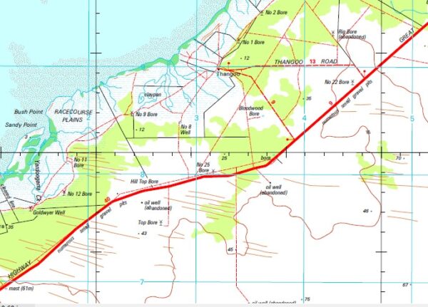 Lagrange 1-250,000 Topographic Map