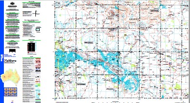 Nabberu 1-250,000 Topographic Map