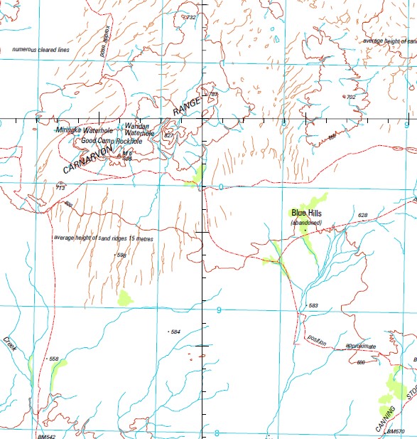 Nabberu 1-250,000 Topographic Map - Image 2