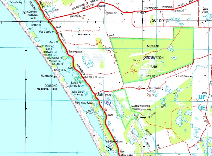 Naracoorte 1250,000 Topographic Map Maps, Books & Travel Guides