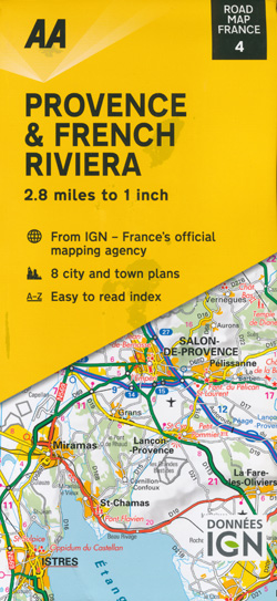 Provence and French Riviera Map 4 AA