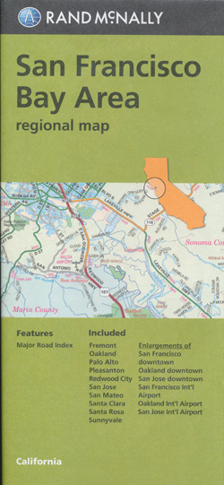 San Francisco Bay Area Map Rand McNally