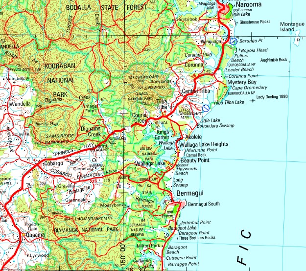 South Coast New South Wales Flat Map Maps, Books & Travel Guides South Coast New South Wales Flat Map Maps, Books & Travel Guides