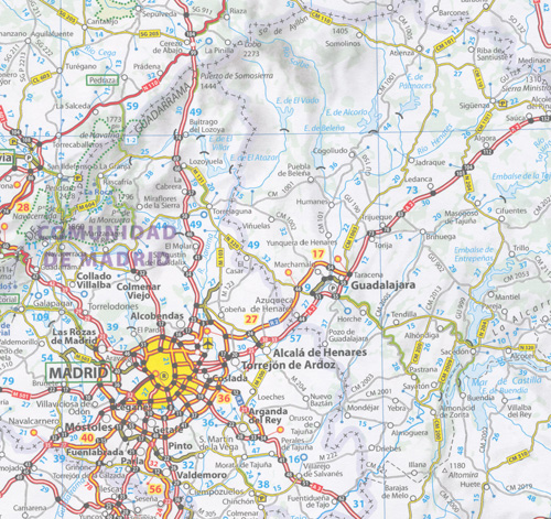 Spain Portugal Map 734 Michelin - Image 2