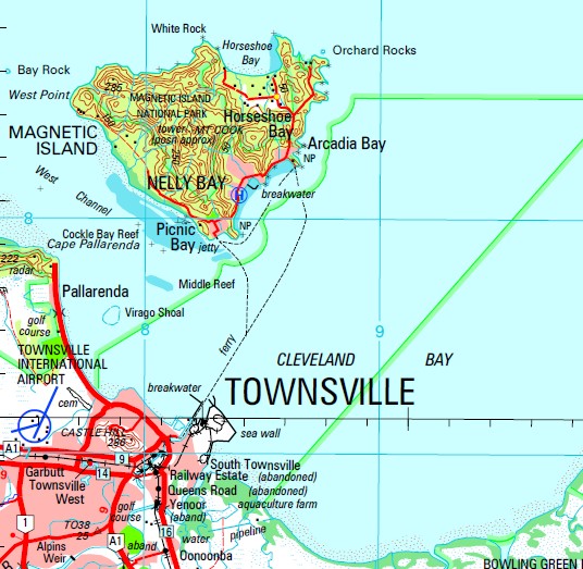 Townsville 1-250,000 Topographic Map
