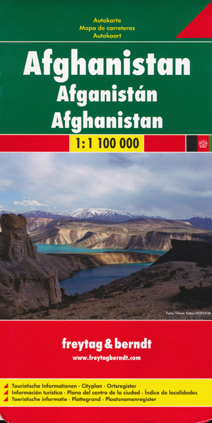 Afghanistan Map Freytag and Berndt