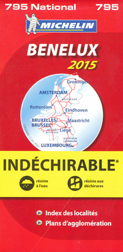 Benelux Map 795 Michelin - Image 2