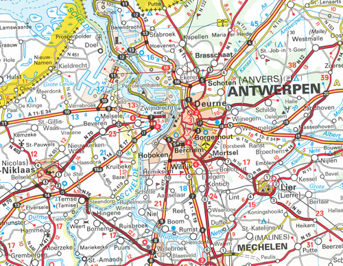 Benelux Map 795 Michelin