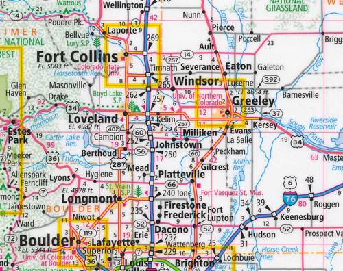 Colorado Map Rand Mcnally Sample 6 