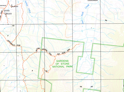 Corang 1-25,000 NSW Topographic Map - Image 2