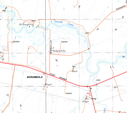 Coreinbob 1-25,000 NSW Topographic Map