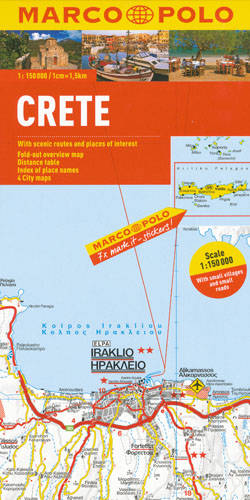 Crete Map Marco Polo