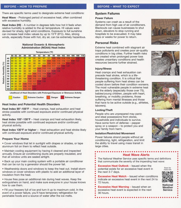 Extreme Heat Survival Pocket Guide Maps, Books & Travel Guides