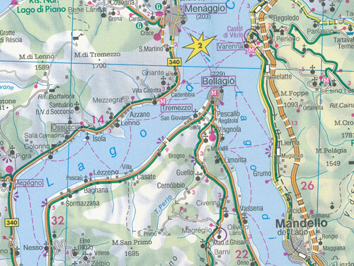 Italian Lakes Lombardia Map Freytag and Berndt - Maps, Books & Travel ...