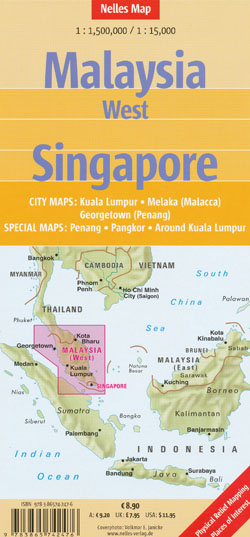 Malaysia West Singapore Map Nelles - Image 4