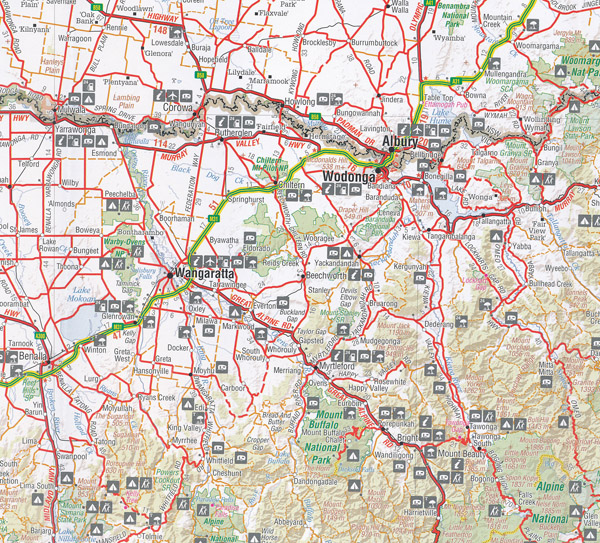 Melbourne To Sydney Map Hema Sample 7 