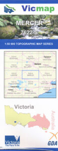 Mercer 1-50,000 Vicmap - Maps, Books & Travel Guides
