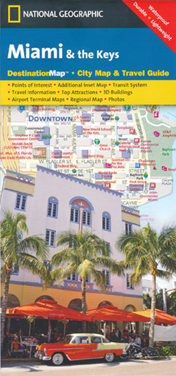 Miami and the Keys Map National Geographic