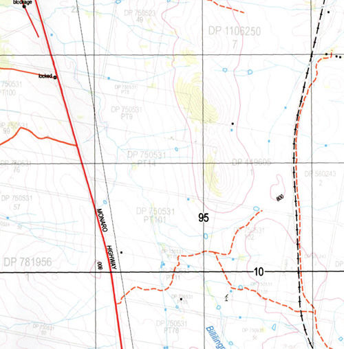 Murrumbucca 125,000 NSW Topographic Map Maps, Books & Travel Guides