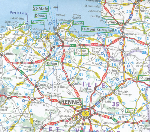 Northern France Map 724 Michelin 2013 - Maps, Books & Travel Guides