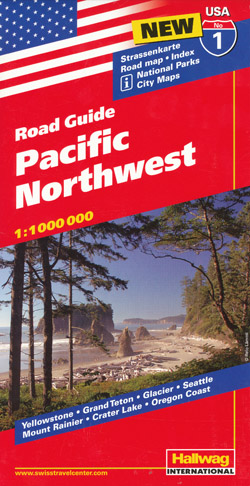 USA Pacific Northwest Map 1 Hallwag
