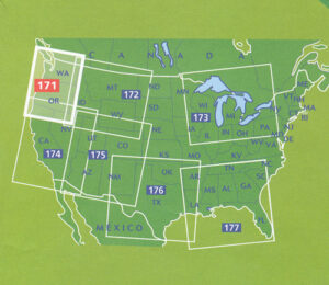 Pacific Northwest Map 171 Michelin USA - Maps, Books & Travel Guides