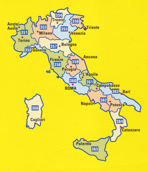 Puglia Map 363 Michelin - Image 3