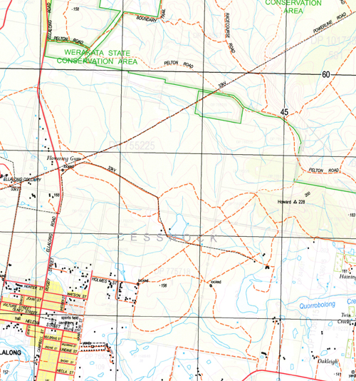 Quorrobolong 125,000 NSW Topographic Map Maps, Books & Travel Guides