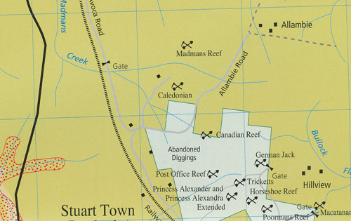 Historical Gold Maps of the New South Wales Goldfields