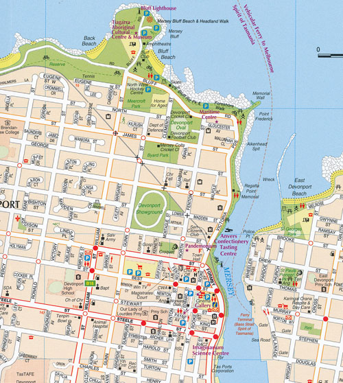 Tasmania Map RACV Maps, Books & Travel Guides