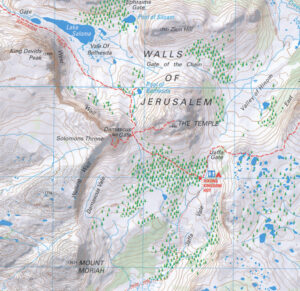 Walls of Jerusalem National Park Map Tasmap - Maps, Books & Travel Guides