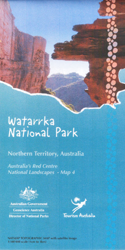 Watarrka National Park Map Geoscience Australia