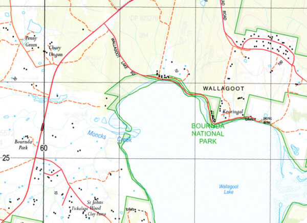 Wolumla 1-25,000 NSW Topographic Map - Image 2