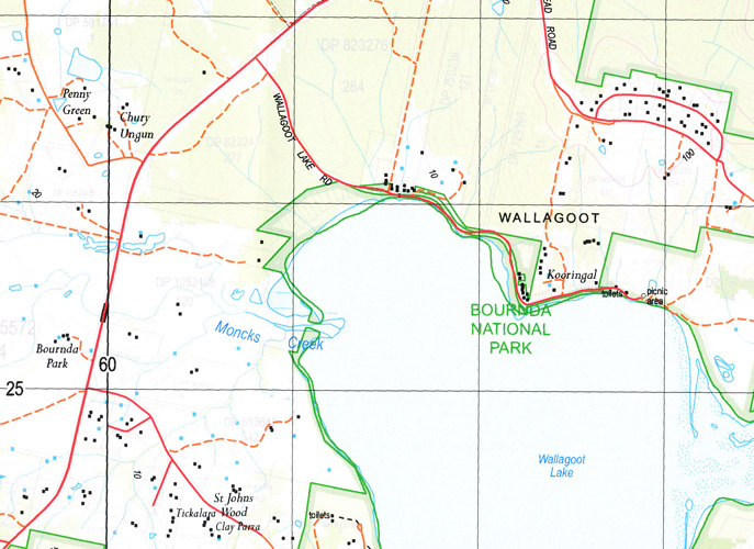 Wolumla 1-25,000 NSW Topographic Map - Image 2