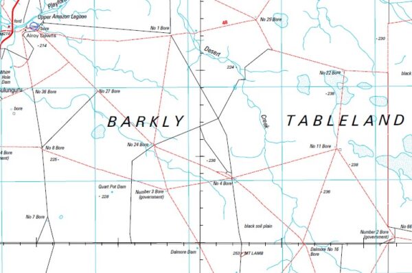 Alroy 1-250,000 Topographic Map - Image 2