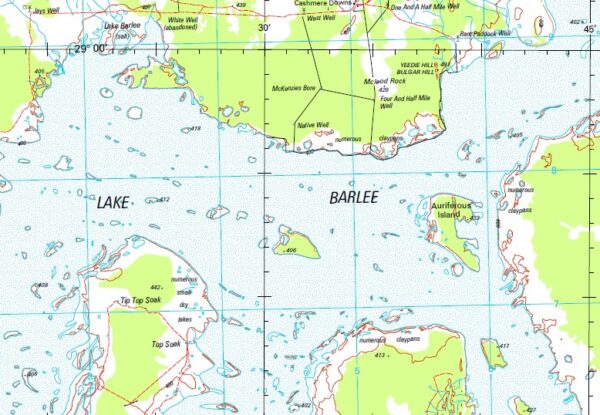 Barlee 1-250,000 Topographic Map - Image 2