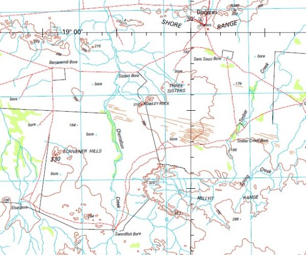 Crossland 1-250,000 Topographic Map - Image 2