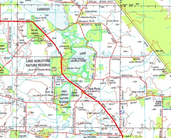 Hyden 1-250,000 Topographic Map - Image 2