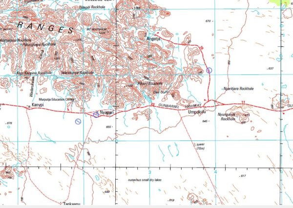 Mann 1-250,000 Topographic Map - Image 2