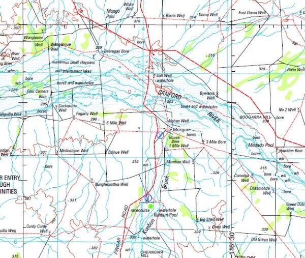 Murgoo 1-250,000 Topographic Map - Image 2