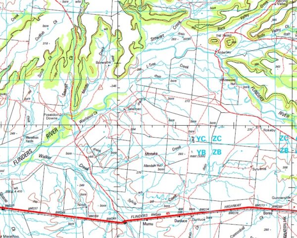 Richmond 1-250,000 Topographic Map - Image 2