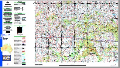 Roma 1-250,000 Topographic Map SG55-12 GA - Maps, Books & Travel Guides