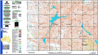 Ryan 1-250,000 Topographic Map